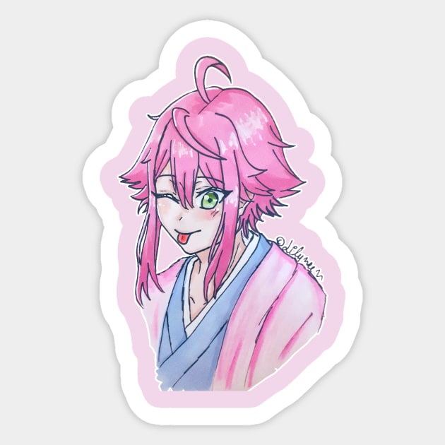 Tori Himemiya (Ensemble Stars!) Sticker by Lilynee-